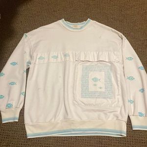 Vintage crewneck with front pocket